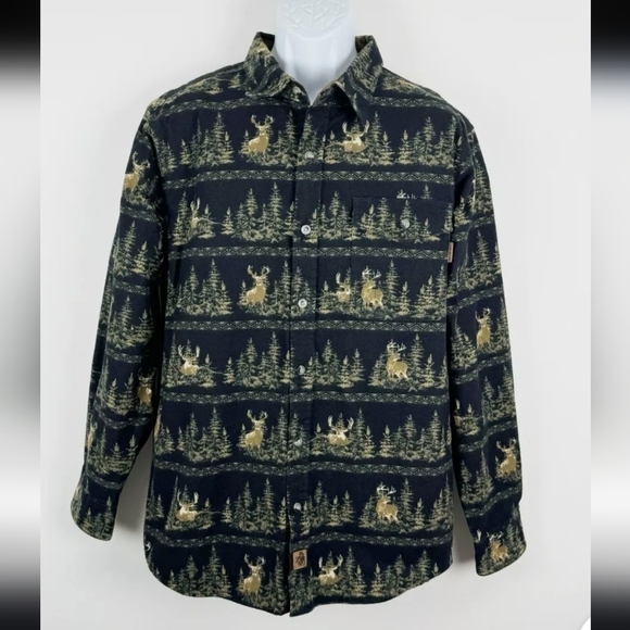 Legendary Whitetails Men's Buck Camp Long Sleeve Button Up Shirt Sz XL - Picture 1 of 10